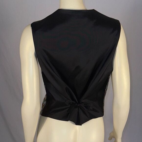 Vintage CLIO International Children Tapestry Vest Womens Size Large - Picture 7 of 13